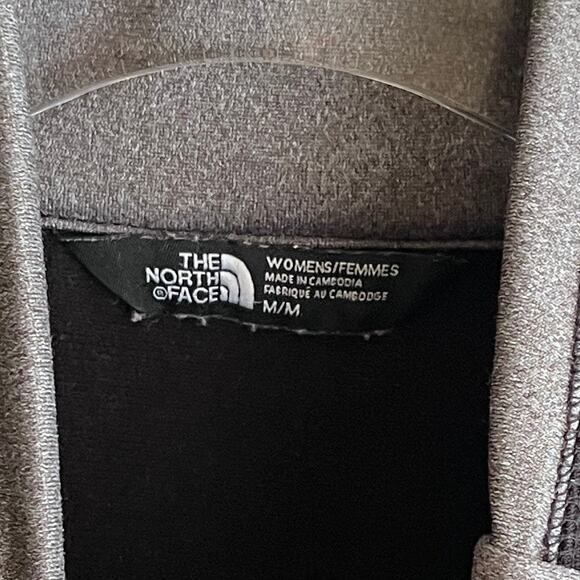 The North Face Women 100 Cider Full Zip Jacket Black Gray Size M Athleisure - Picture 3 of 7